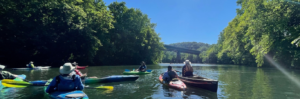 kayakers on the Schuylkill River
