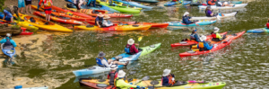 Kayakers at the Schuylkill River Sojourn
